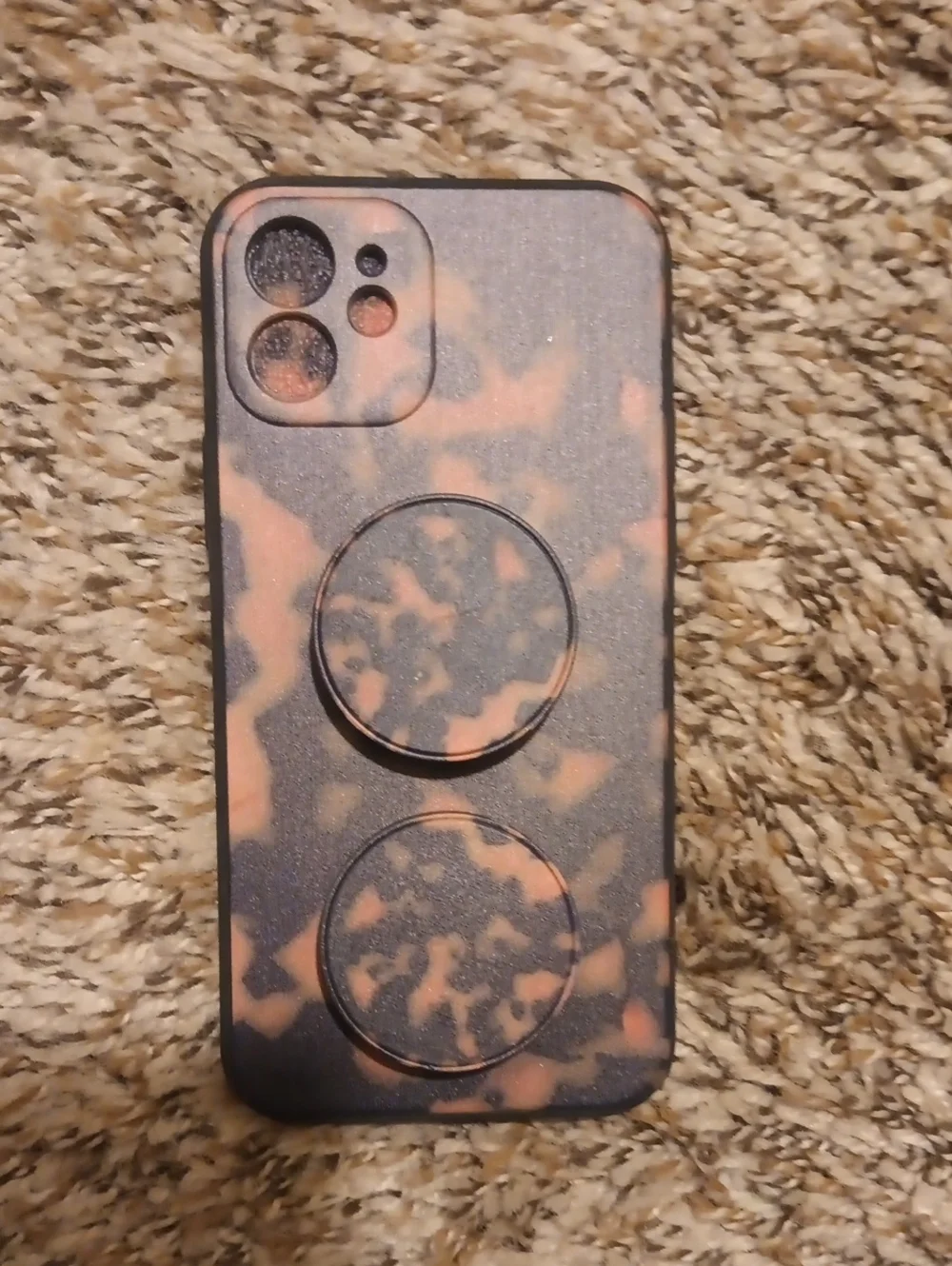 Tortoiseshell Pattern Phone Case with PopGrips X2 iPhone 12